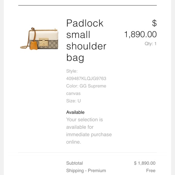 Gucci Bags Gucci Padlock Shoulder Bag Poshmark